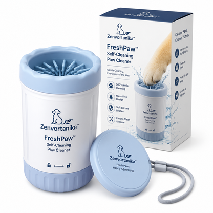 Zenvortanika™ FreshPaw™ Self-Cleaning Paw Cleaner