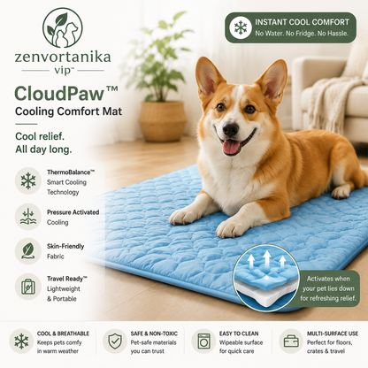 Zenvortanika™ CloudPaw™ Cooling Comfort Mat