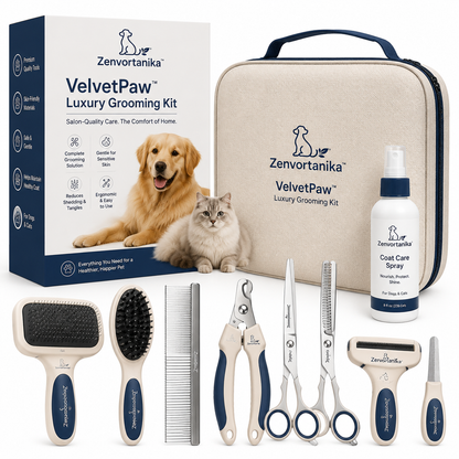 Zenvortanika™ VelvetPaw™ Luxury Grooming Kit