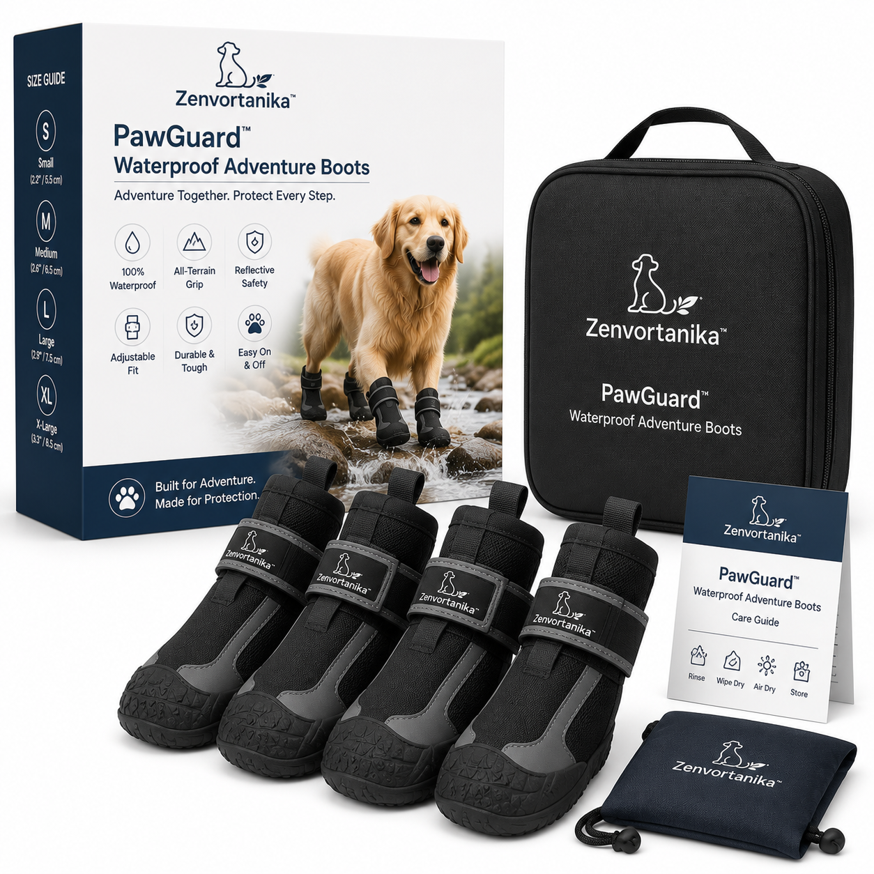 Zenvortanika™ PawGuard™ Waterproof Adventure Boots