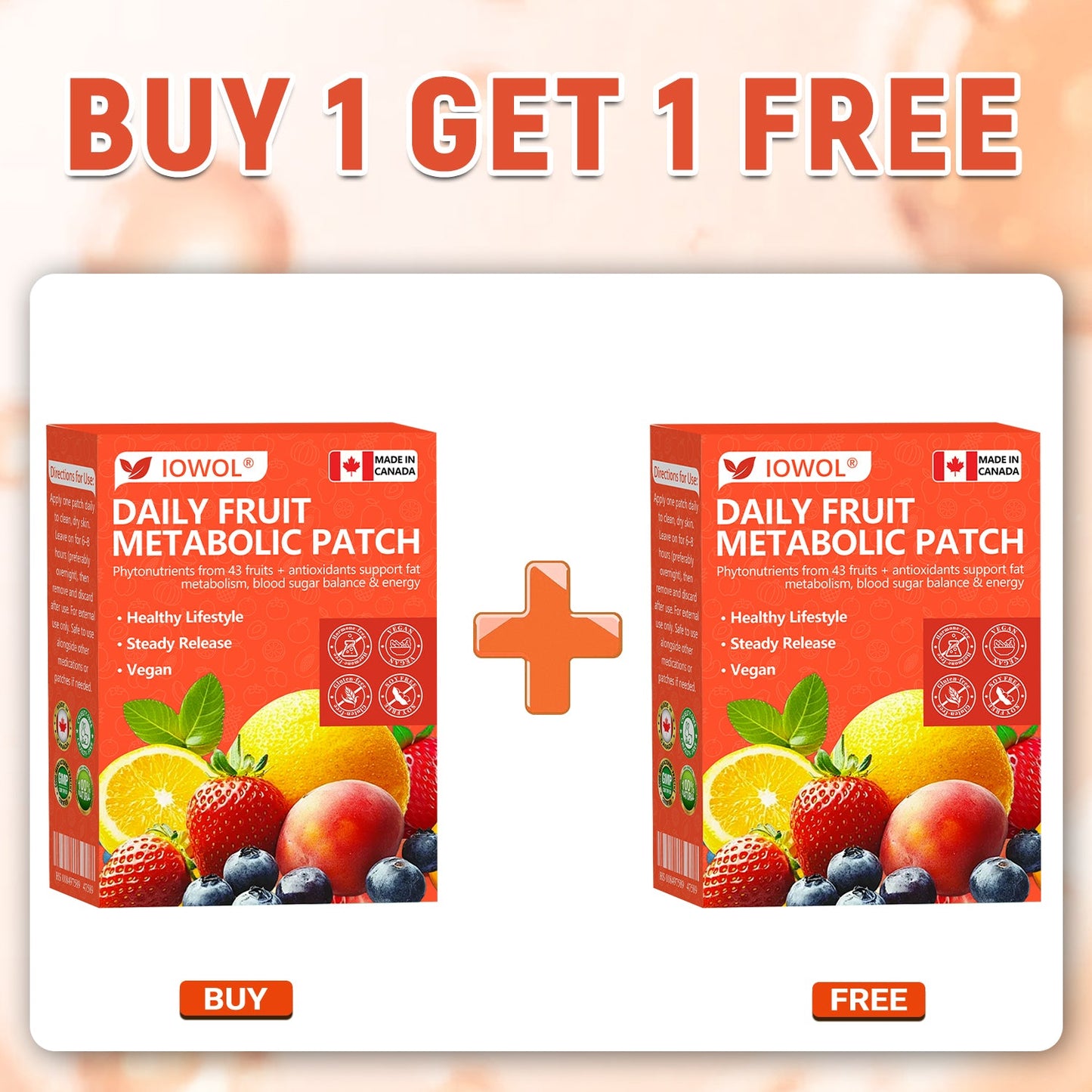 🍎𝐎𝐟𝐟𝐢𝐜𝐢𝐚𝐥 𝐒𝐭𝐨𝐫𝐞 | 𝐈𝐎𝐖𝐎𝐋® 𝐃𝐚𝐢𝐥𝐲 𝐅𝐫𝐮𝐢𝐭 𝐌𝐞𝐭𝐚𝐛𝐨𝐥𝐢𝐜 𝐏𝐚𝐭𝐜𝐡 𝐮𝐬𝐞𝐬 𝐨𝐫𝐠𝐚𝐧𝐢𝐜 𝐟𝐫𝐮𝐢𝐭 𝐞𝐱𝐭𝐫𝐚𝐜𝐭𝐬 𝐚𝐧𝐝 𝐩𝐡𝐲𝐭𝐨𝐧𝐮𝐭𝐫𝐢𝐞𝐧𝐭𝐬 𝐟𝐫𝐨𝐦 𝟒𝟑 𝐟𝐫𝐮𝐢𝐭𝐬 𝐭𝐨 𝐬𝐮𝐩𝐩𝐨𝐫𝐭 𝐟𝐚𝐭 𝐦𝐞𝐭𝐚𝐛𝐨𝐥𝐢𝐬𝐦, 𝐛𝐚𝐥𝐚𝐧𝐜𝐞 𝐛𝐥𝐨𝐨𝐝 𝐬𝐮𝐠𝐚𝐫, 𝐚𝐧𝐝 𝐛𝐨𝐨𝐬𝐭 𝐞𝐧𝐞𝐫𝐠𝐲 𝐟𝐨𝐫 𝐚𝐥𝐥-𝐝𝐚𝐲 𝐰𝐞𝐥𝐥𝐧𝐞𝐬𝐬.